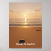 Minimal Winter Calm Poster – Neutral Wall Art (Vorne)
