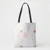 Minimal Winter Dot Pattern, Soft Cozy Neutrals Tasche (Vorderseite)