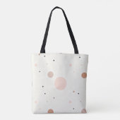 Minimal Winter Dot Pattern, Soft Cozy Neutrals Tasche (Rückseite)