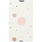 Minimal Winter Dot Pattern, Soft Cozy Neutrals Tischdecke (Vorderseite)
