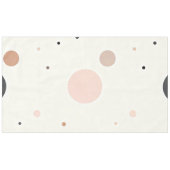 Minimal Winter Dot Pattern, Soft Cozy Neutrals Tischdecke (Vorderseite (Horizontal))