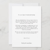 Minimal wir tun, haben wir die Ankündigung von Fot (Rückseite)