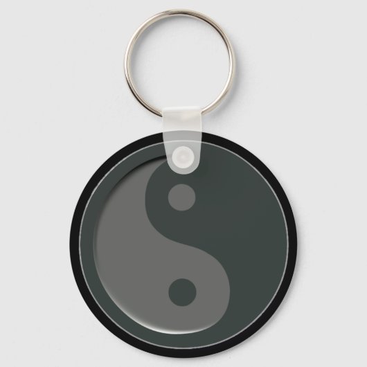Minimal YingYang Schlüsselanhänger (Vorderseite)