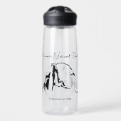 Minimal Yosemite Nationalpark 25oz Wasserflasche Trinkflasche (Vorne)