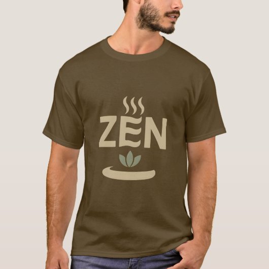 Minimal Zen Symbol Wellness Graphic T-Shirt (Vorderseite)