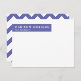 Minimal Zigzag Stilvolle Trendy Modern Note Card Mitteilungskarte
