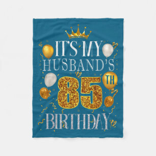 Minimal zum 85. Geburtstag des Ehemanns Herzlichen Fleecedecke