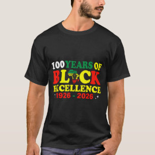 Minimale 100 Jahre Schwarze Exzellenz Geschichte T-Shirt