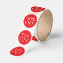 Minimale 50% Rabattaktion