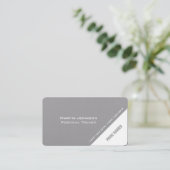 Minimale Abdeckung des modernen Artwinkel-Griffs Visitenkarte (Stehend Vorderseite)