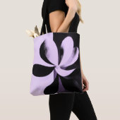 Minimale abstrakte Blumen-Tasche Tasche (Von Nahem)