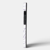 Minimale abstrakte Handyhülle mit Linien Case-Mate iPhone Hülle (Rückseite / Links)