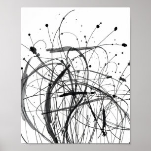 Minimale abstrakte Linienkunst-Drucke Poster