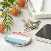 Minimale Abstrakte Niedliche Einfache Farbblockade Schlüsselanhänger (Seite)