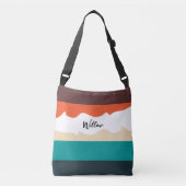 Minimale Abstrakte Niedliche Einfache Farbblockade Tragetaschen Mit Langen Trägern (Vorderseite)