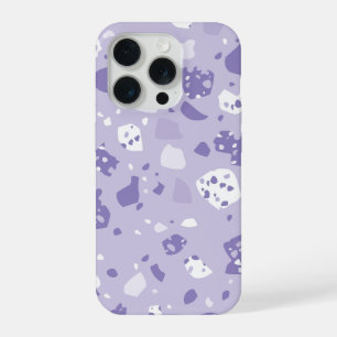 Minimale abstrakte violette Muster iPhone 15 Pro Hülle