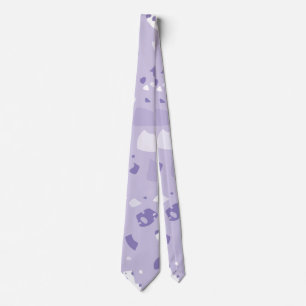 Minimale abstrakte violette Musterung Krawatte