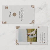 Minimale Abstrakte Visitenkarte (Vorne/Hinten)