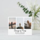 Minimale Änderung von Plänen mit FotoCollage Postkarte (Stehend Vorderseite)