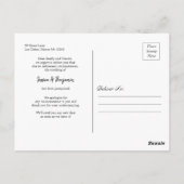 Minimale Änderung von Plänen mit FotoCollage Postkarte (Rückseite)