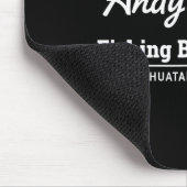 Minimale Andy-Rot-Fischereiboot-Charter Mousepad (Ecke)