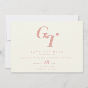 Minimale Anfangswerte   Moderne Pfirsichkorallenho Save The Date
