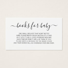 Minimale Anfrage für das Skriptbuch für Babydusche