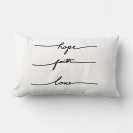 Minimale Anführungsstickertypografie, handgezeichn Lendenkissen