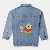 Minimale Animal-Denimjacke Jeansjacke (Rückseite)