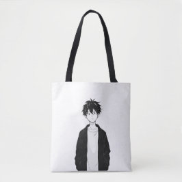 Minimale Anime-Jungen-Tasche Tasche