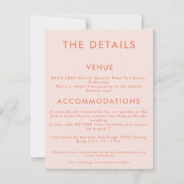 Minimale Aquamarine Einladung zur Hochzeit