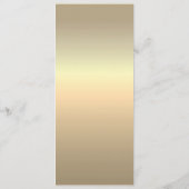 Minimale Aquamarine Hochzeit Menükarte (Rückseite)