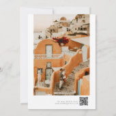 Minimale Arch Save the Date Einladung (Rückseite)