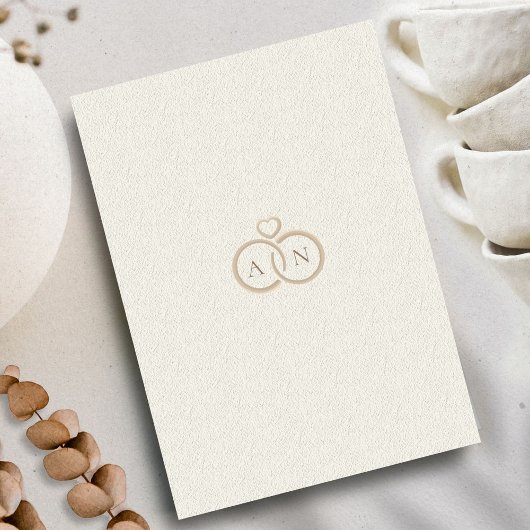 Minimale ästhetische islamische Hochzeitmonographi Einladung