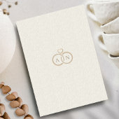 Minimale ästhetische islamische Hochzeitmonographi Einladung