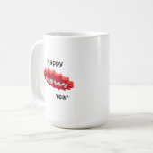 Minimale ästhetische Keramiktasse Kaffeetasse (Vorderseite Links)