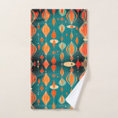 Minimale Atomic Drops Design Badhandtuch Set (Handtuch)