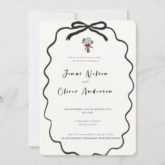 Minimale Aufforderung 2025 Einladung (Vorderseite)