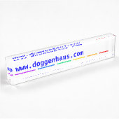 Minimale Aussage Namensplakette