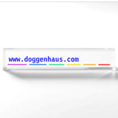 Minimale Aussage Namensplakette (Vorderseite)