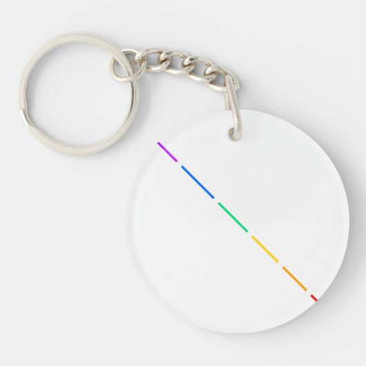 Minimale Aussage Schlüsselanhänger (Vorderseite)