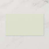 Minimale Basiskarte in Eggshell & Cyan Terminkarte (Rückseite)