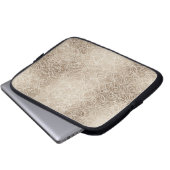 Minimale Batik-Geometrie Laptopschutzhülle (Vorne Knopf)