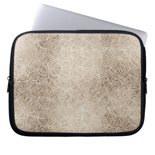 Minimale Batik-Geometrie Laptopschutzhülle (Vorderseite)