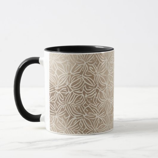 Minimale Batik-Geometrie Tasse (Links)
