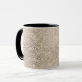 Minimale Batik-Geometrie Tasse (Vorderseite Links)
