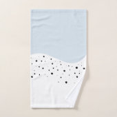 Minimale Bauweise mit Punkten Badhandtuch Set (Handtuch)
