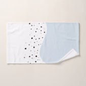 Minimale Bauweise mit Punkten Badhandtuch Set (Handtuch)