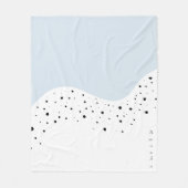 Minimale Bauweise mit Punkten Fleecedecke (Vorderseite)