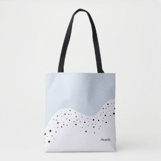 Minimale Bauweise mit Punkten Tasche